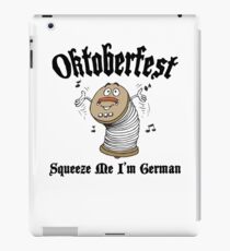 Oktoberfest "Squeeze Me I'm German" iPad Case/Skin