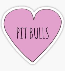 Pit Bull Love Sticker