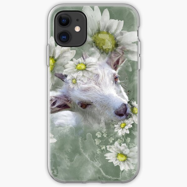 Don't Eat the Daisies Baby Goat iPhone Soft Case