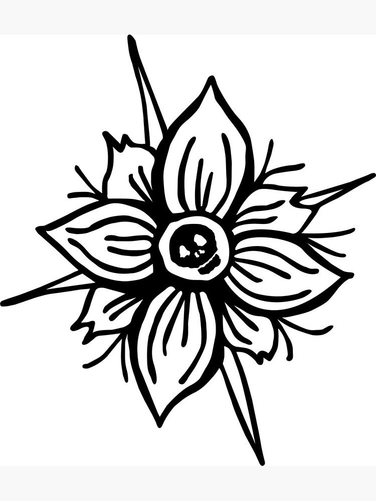 Flower Skull by GroglioArt