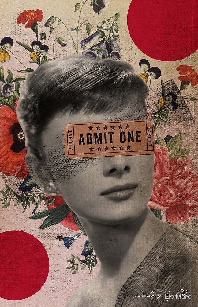 "Public Figures Collection Audrey by Elo" by Elo Marc Redbubble