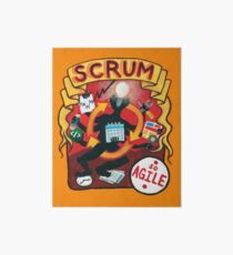Scrum Circus Art Board Print
