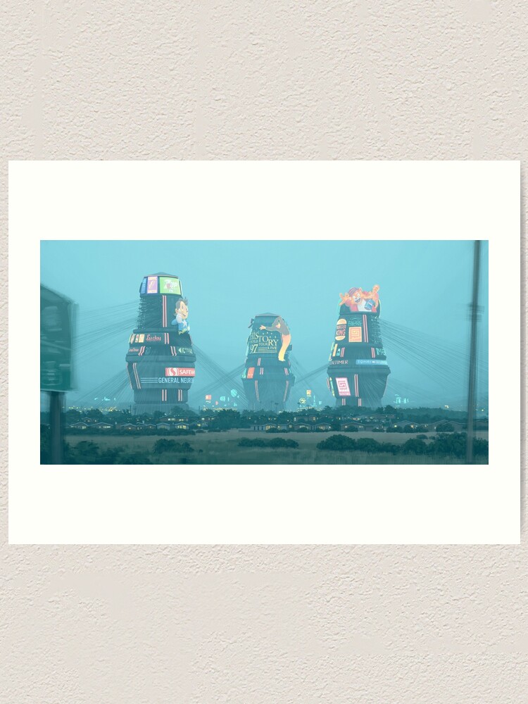 Alternate view of Bell Towers Art Print