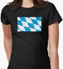 Bavaria Flag Women's Fitted T-Shirt