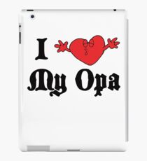 I Love My Opa iPad Case/Skin