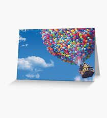 The House from Up Greeting Card
