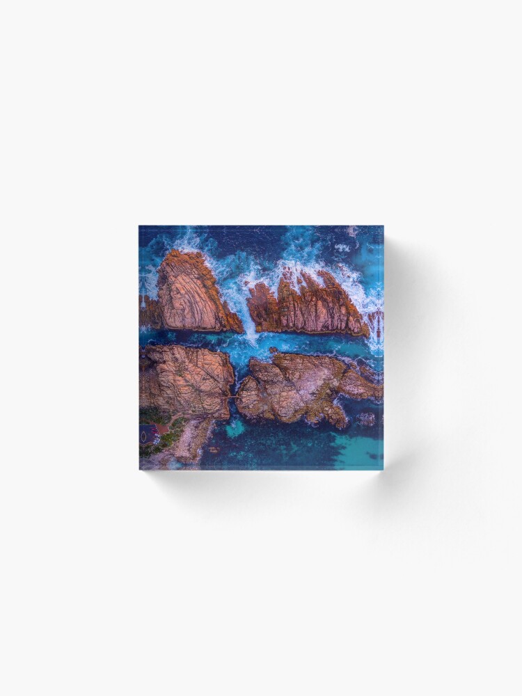 Alternate view of Canal Rocks, Western Australia Acrylic Block