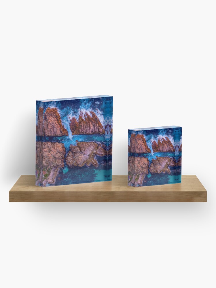 Alternate view of Canal Rocks, Western Australia Acrylic Block
