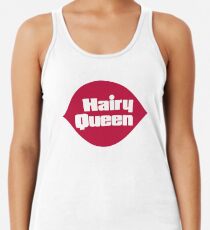 Hairy Queen Parody Logo Racerback Tank Top