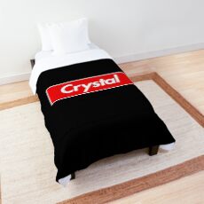 Crystal Name Label - Gift For Female Named Crystal Comforter
