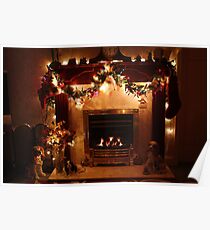 Christmas Around the Fireside Poster