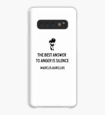 Stoicism The Best Answer To Anger Is Silence Case/Skin for Samsung Galaxy