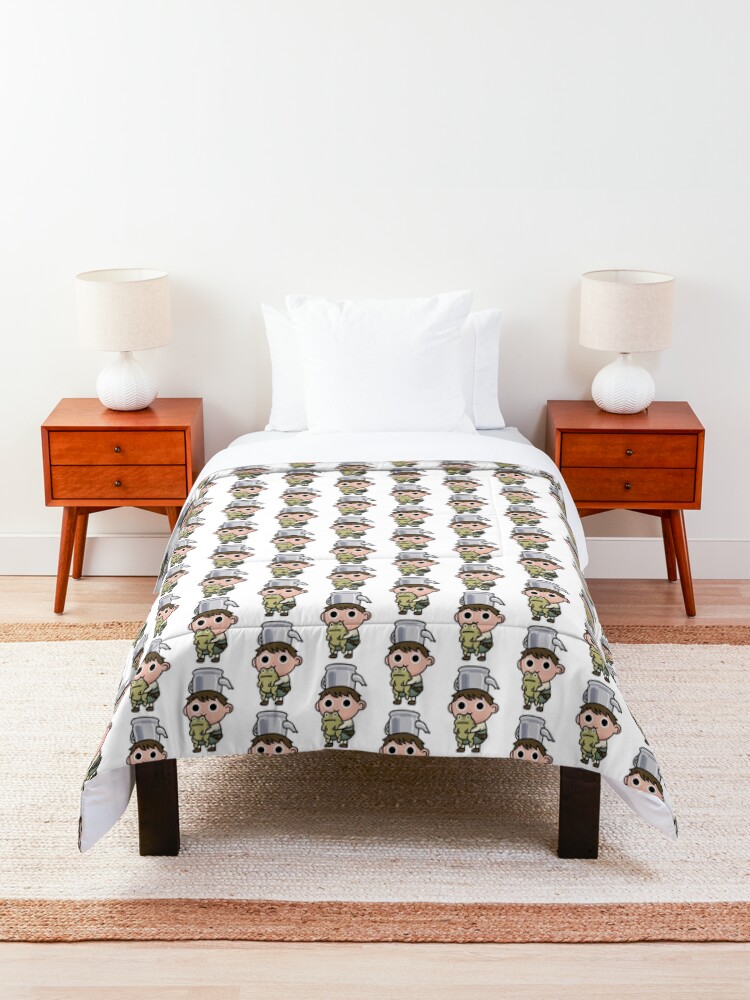 Alternate view of Greg and the frog Comforter