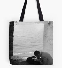 The scribe of Varenna Tote Bag
