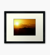 "YELLOW" Framed Print