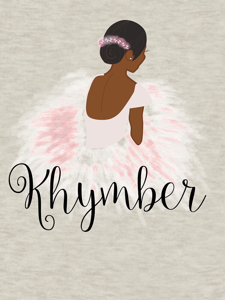 Khymber Personalized African American Dancer Ballerina by umeimages