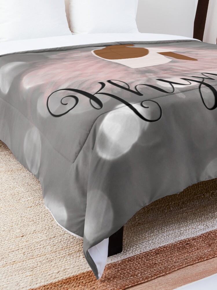 Alternate view of Khymber Personalized African American Dancer Ballerina Comforter