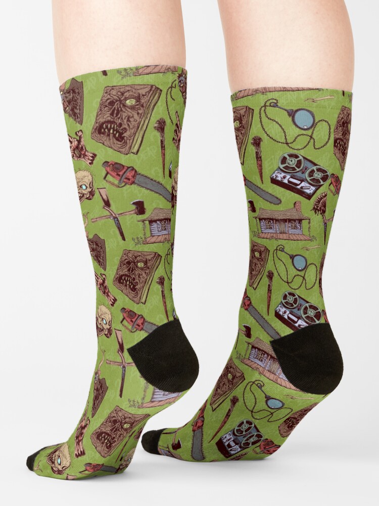 Alternate view of Evil Dead 2 pattern Socks