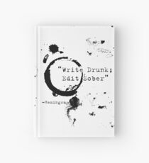 Cuaderno de tapa dura Cita del escritor de Hemingway