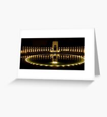 WWII Memorial @ night Greeting Card