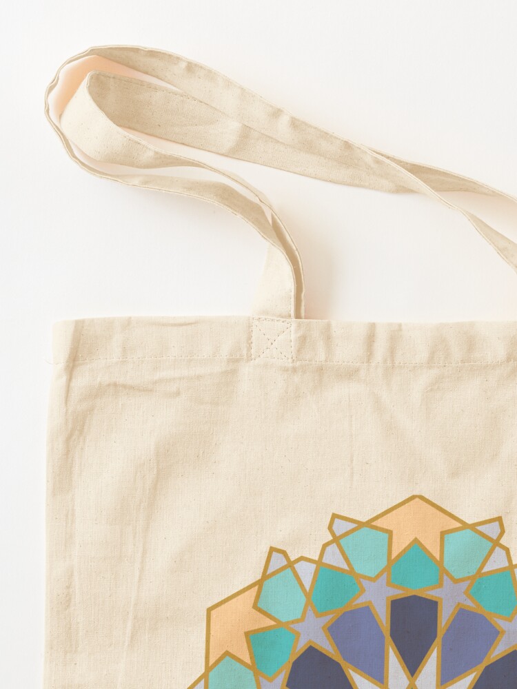 Alternate view of Geometric Pattern: Arabic Tiles: Dream Tote Bag