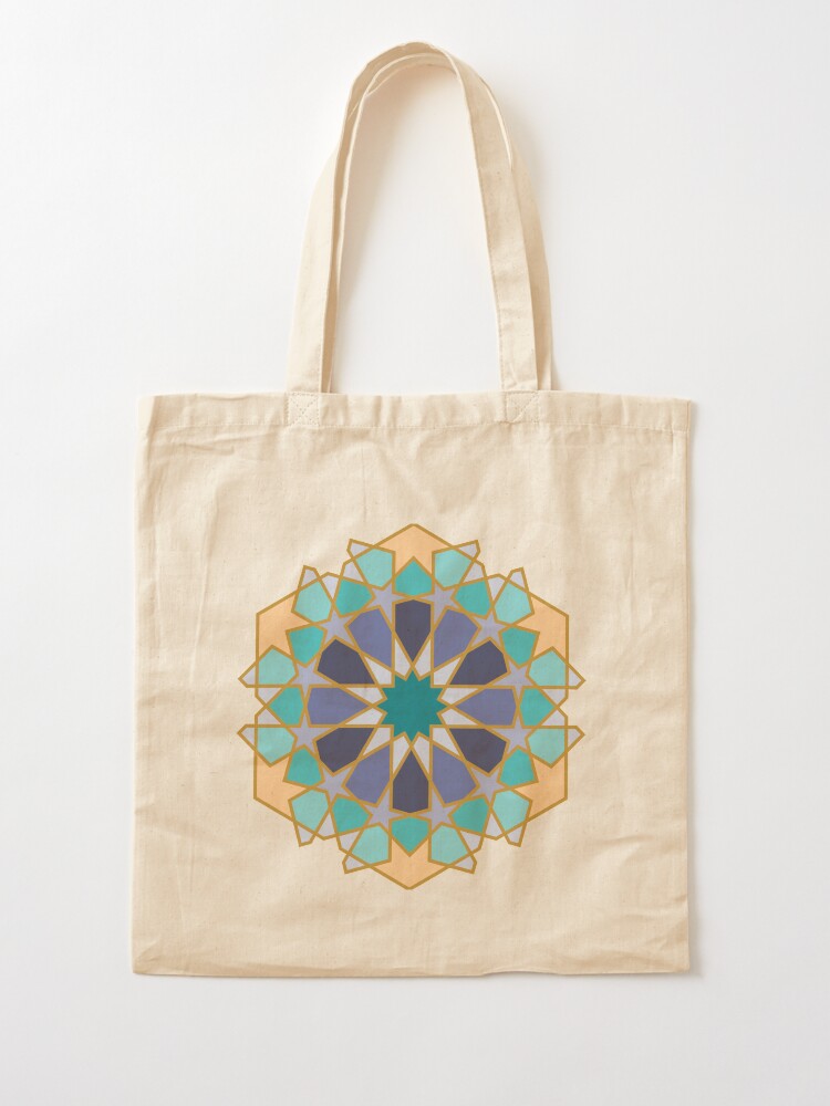 Alternate view of Geometric Pattern: Arabic Tiles: Dream Tote Bag