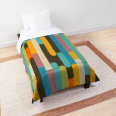 Color Block Comforters Redbubble