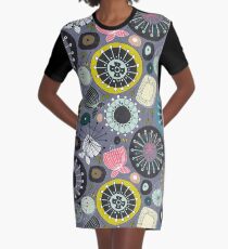 blooms amethyst Graphic T-Shirt Dress