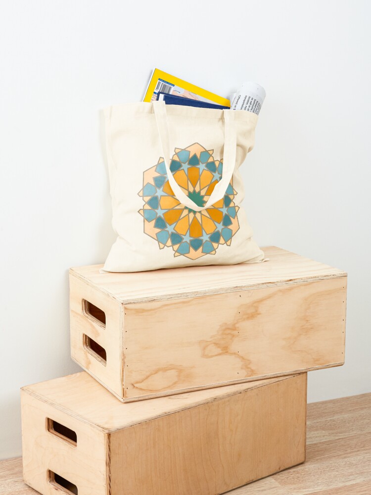 Alternate view of Geometric Pattern: Arabic Tiles: Lily Tote Bag