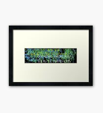 Bumper Sticker Framed Print