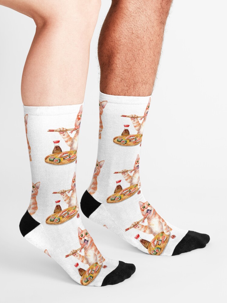 Alternate view of Sushi Cat Socks