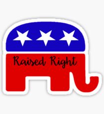 Raised Right Sticker