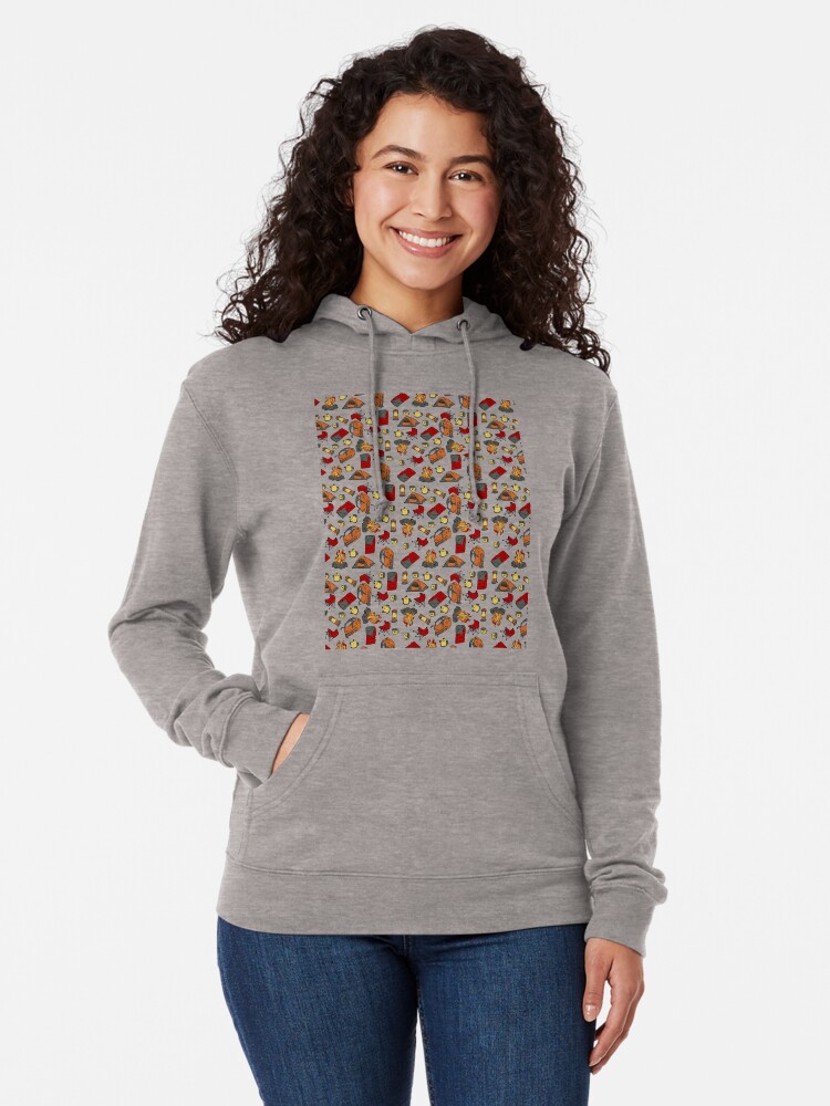 Alternate view of Backpacking items pattern Lightweight Hoodie