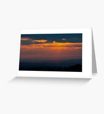 Ashdown Forest Sunset Greeting Card