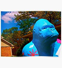 Suburban Gorilla Poster