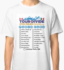 Tour Divide Punch Card Classic T-Shirt