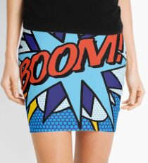 Comic Book Pop Art BOOM! Mini Skirt