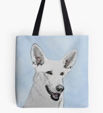White Shepherd Tote Bag
