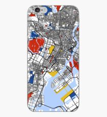 Tokyo Mondrian map iPhone Case