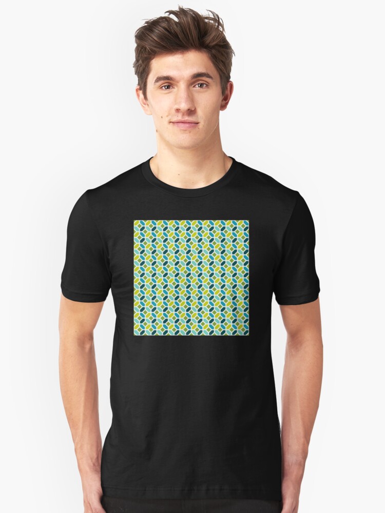 Alternate view of Geometric Pattern: Octagon: Spring Slim Fit T-Shirt
