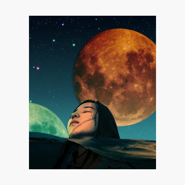 Swimming In Ocean Planet Dreamscape Photographic Print