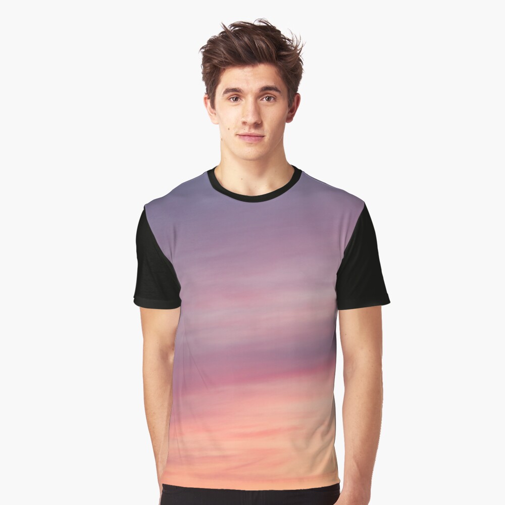 Colorful sunset clouds at dusk sky scape Graphic T-Shirt