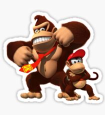Diddy and donkey kong Sticker