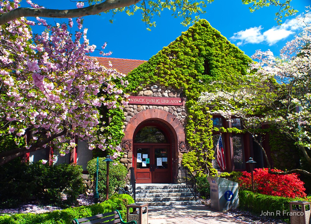 "Library, Nyack, New york" by John R Franco Redbubble