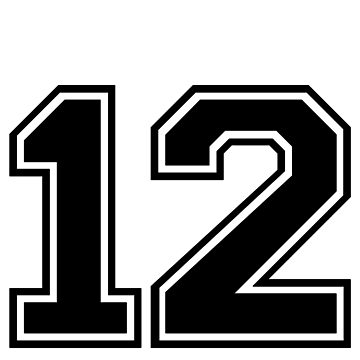 Varsity Team Sports Uniform Number #21 - Black Sticker for Sale by  RiplMedia