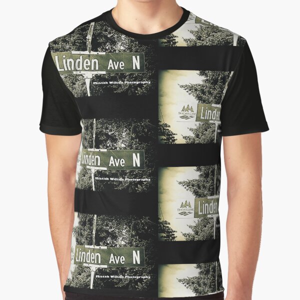 Linden Avenue North, Shoreline, WA by MWP Graphic T-Shirt