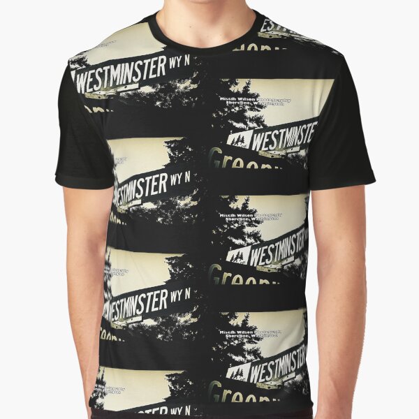 Westminster Way North, Shoreline, WA by MWP Graphic T-Shirt