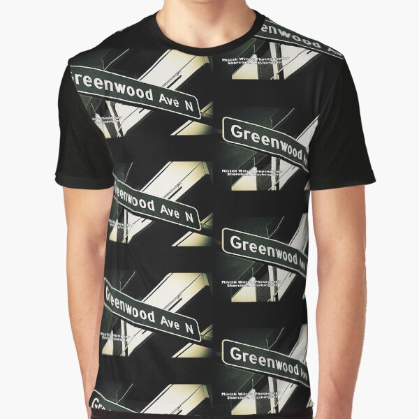 Greenwood Avenue, Shoreline, WA by MWP Graphic T-Shirt