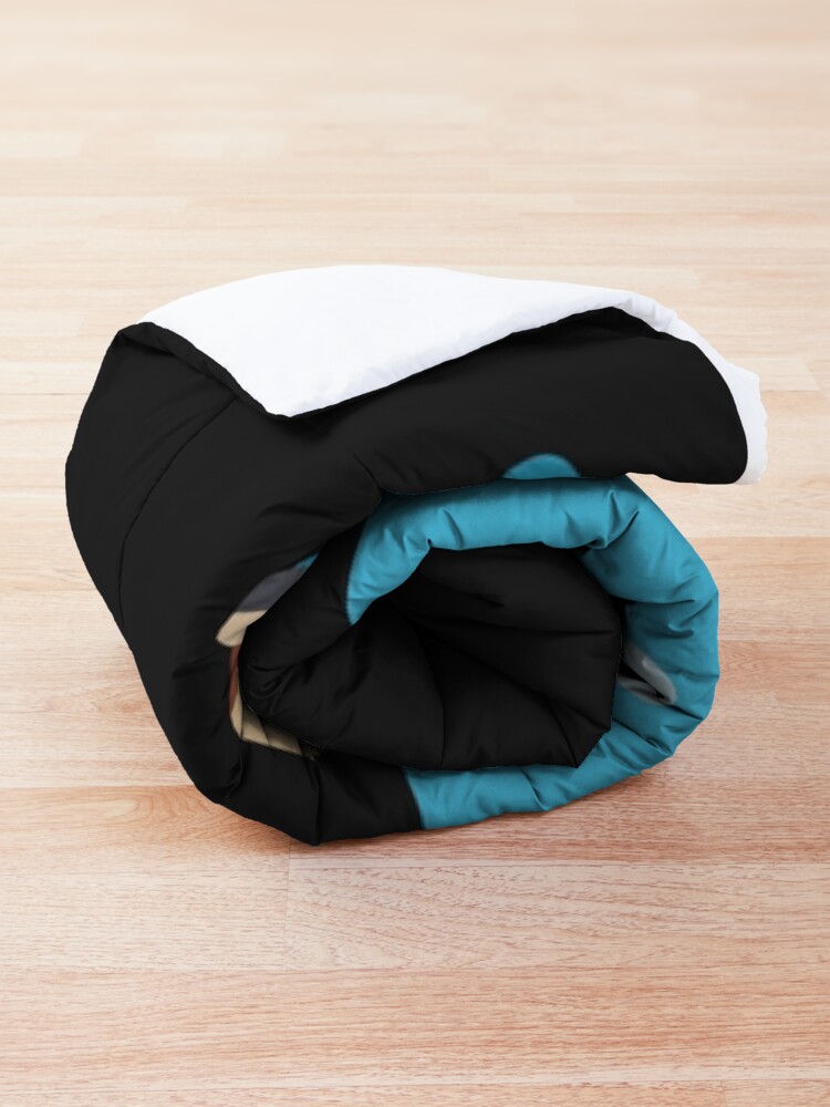 Alternate view of Minimal Gumball and Darwin Comforter