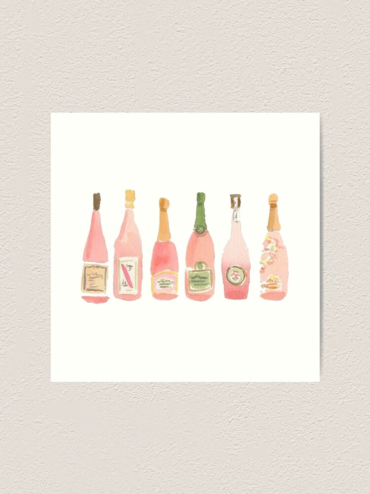 Alternate view of Pink Champagne Art Print